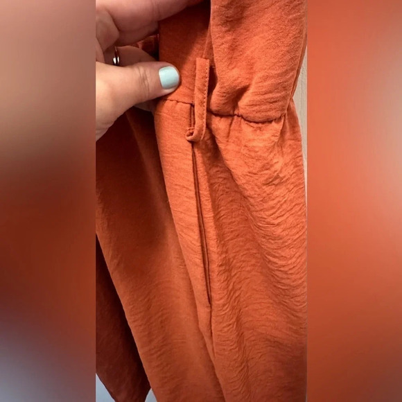 Prettygarden Women's V Neck Sleeveless Romper With Belt and Pocket Size XXL - Picture 5 of 10